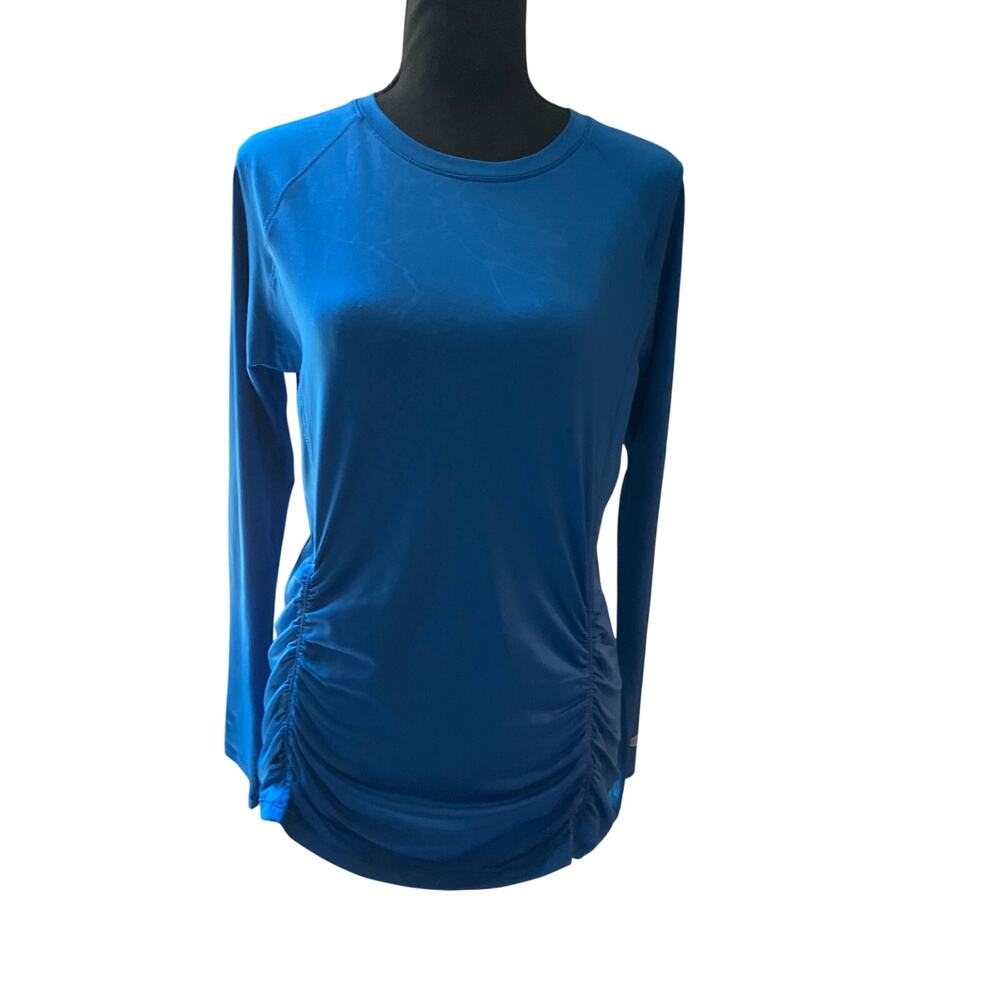 Reel Legends Keep It Cool Royal Blue SPF Long Sleeve Top Size M